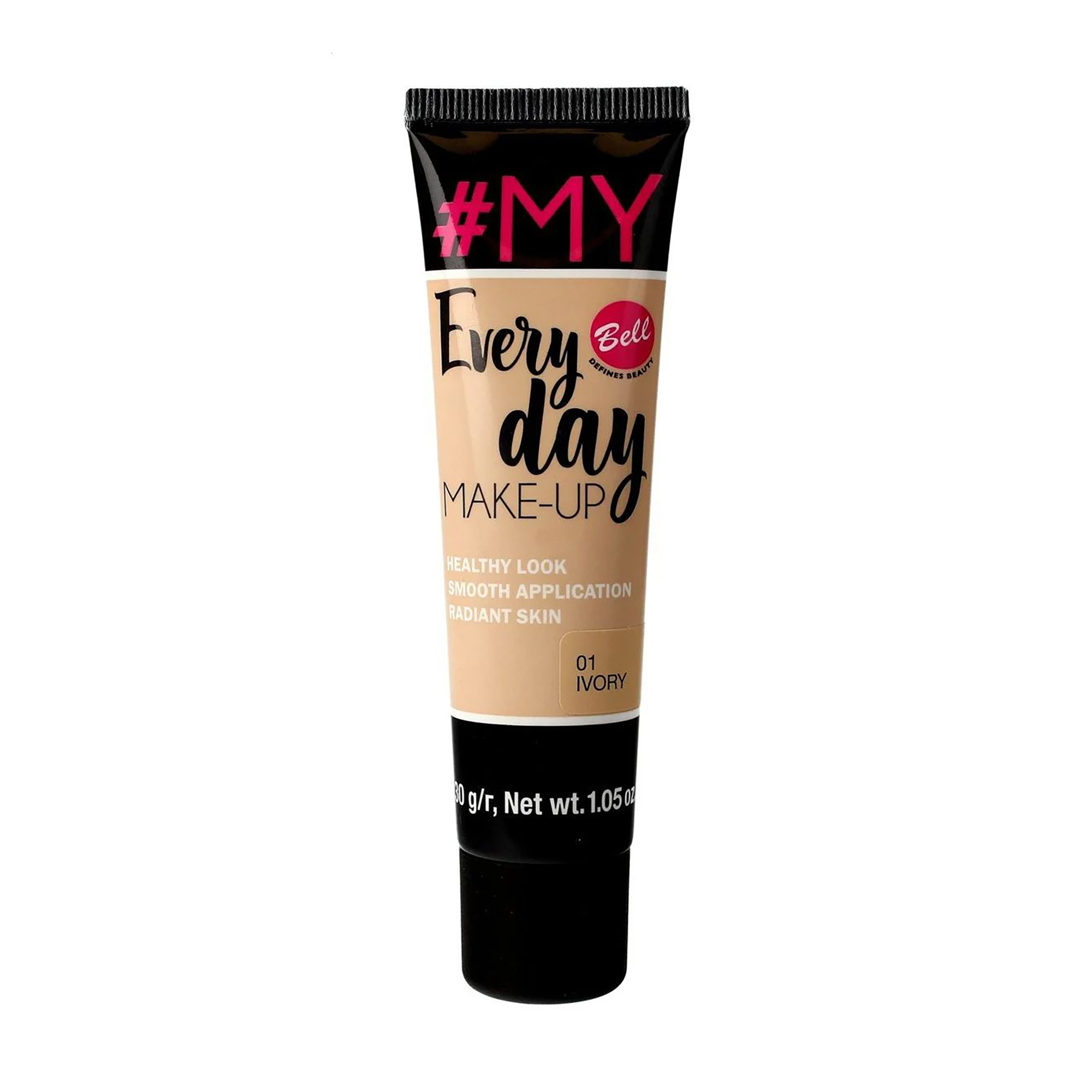 Тональний коригувальний флюїд для обличчя Bell My Everyday Make-Up 01 Ivory, 30 г